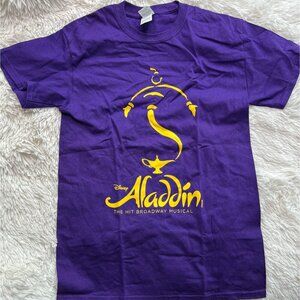 Disney Aladdin Broadway Purple T-Shirt Gildan Heavy Cotton Unisex S